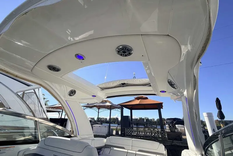 Slide: The Image of 2023 Formula 350 Crossover Bowrider I/O interior with sleek design and modern features. - 31