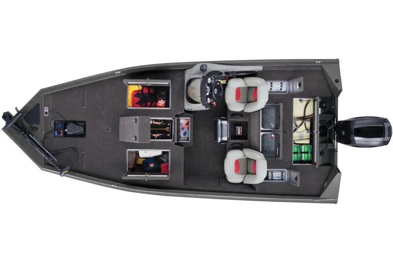 Slide: The Image of Luftaufnahme eines Tracker Pro Team 195 TXW Bootes von 2018 mit zwei Sitzen und Stauraum. - 14