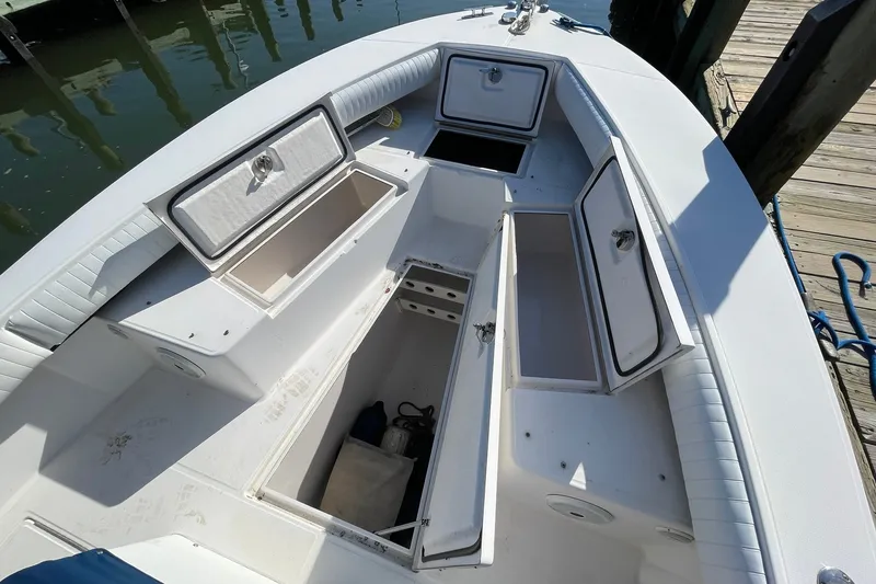 Slide: The Image of FORWARD SEATING STORAGE COMPARTMENTS & IN DECK FISH BOX - 11