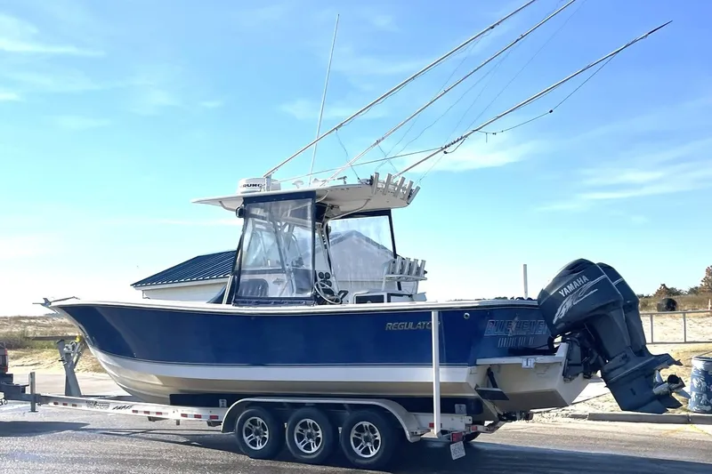 Slide: The Image of 2001 REGULATOR 26FS ON 2023 ALUMINUM TRAILER - 26