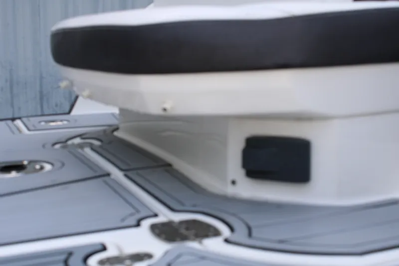 Slide: The Image of 2021 Monterey 255SS Super Sport boat seat and deck detail. - 12