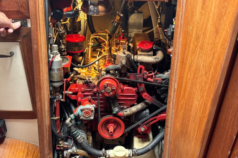 Slide: The Image of Interior light on Westerbeke engine - 29