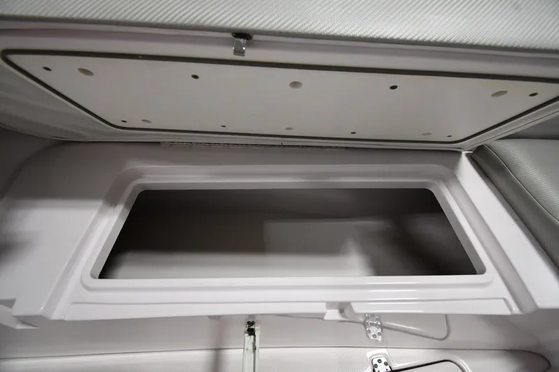 Slide: The Image of 2009 Donzi 38 ZFX Open storage compartment interior view. - 37