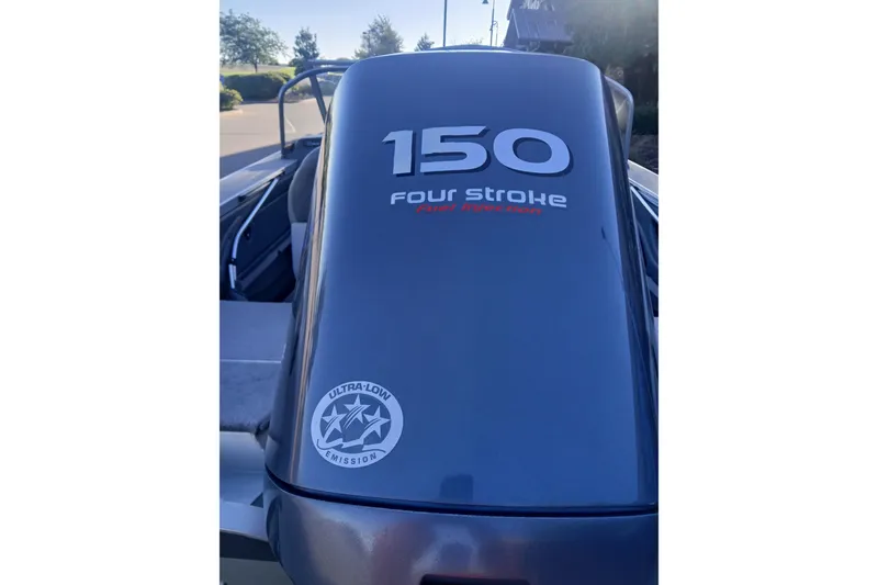 Slide: The Image of 2005 G3 Angler V175 FS boat with 150 horsepower four-stroke engine, ultra-low emission. - 6