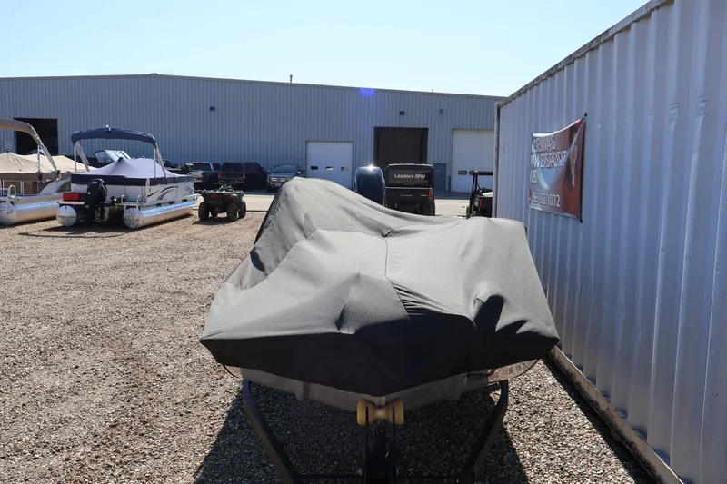 Slide: The Image of 2024 Tracker Bass Tracker Classic XL boat covered in storage yard. - 51