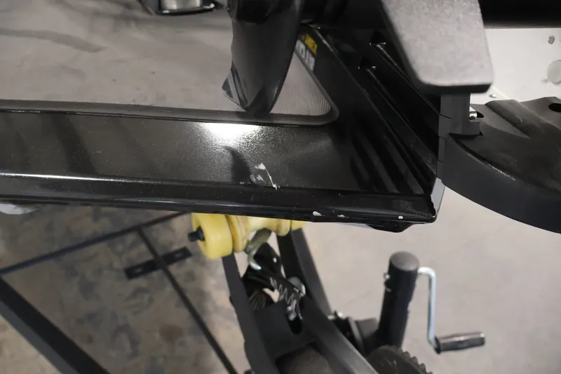 Slide: The Image of 2024 Tracker Bass Tracker Classic XL boat trailer detail with minor damage. - 49