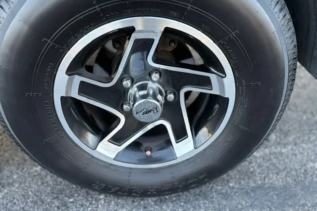 Slide: The Image of 2025 Ranger ALPHA 208 wheel with sleek black and silver alloy design. - 79