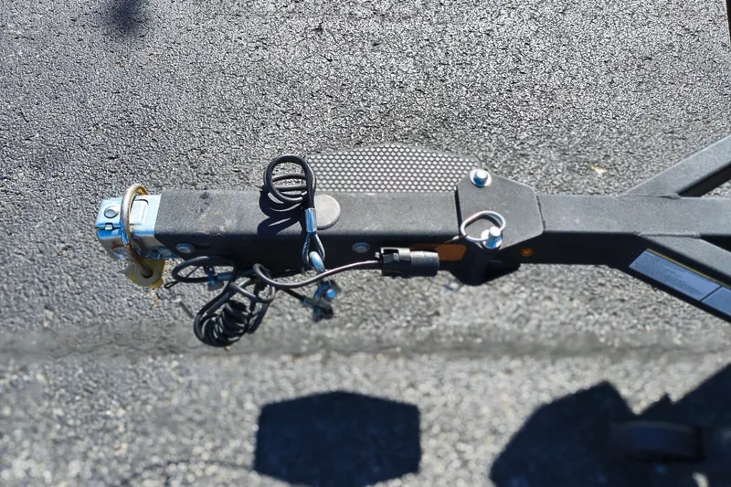 Slide: The Image of Trailer hitch of 2025 Ranger ALPHA 208 on asphalt surface. - 36
