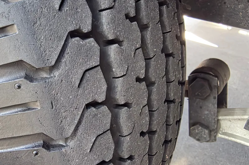 Slide: The Image of Close-up of 2025 Ranger ALPHA 208 tire tread pattern. - 40