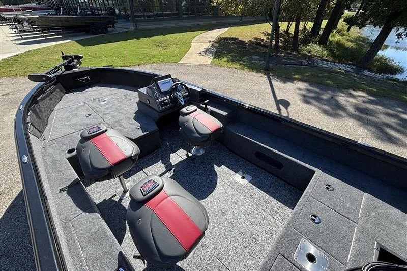 Slide: The Image of 2026 Ranger VS1882SC Angler boat interior with dual seats and advanced dashboard. - 30