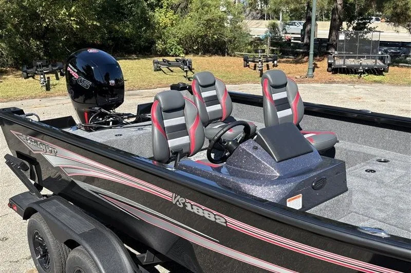 Slide: The Image of 2026 Ranger VS1882SC Angler boat with sleek design and comfortable seating. - 35