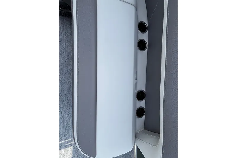 Slide: The Image of Interior seating of 2027 Sun Tracker Bass Buggy 16 XL Select with cup holders. - 15