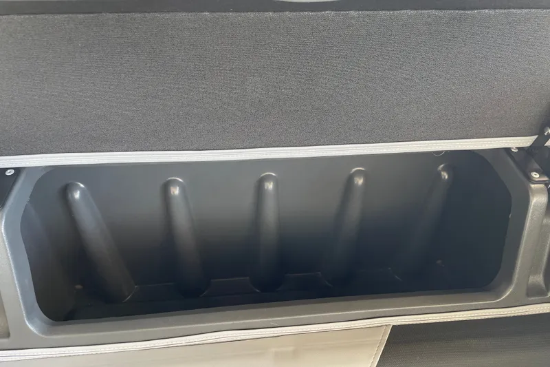 Slide: The Image of Storage compartment of 2027 Sun Tracker Party Barge 22 DLX pontoon boat. - 47
