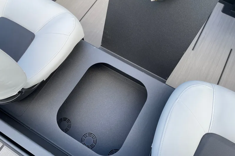 Slide: The Image of Interior view of 2027 Tracker Pro 170 boat seating area. - 18