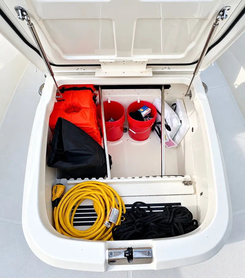 Slide: The Image of Storage Area Under Forward Seating - 23