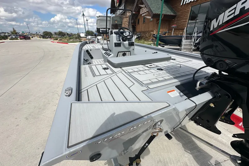 Slide: The Image of 2027 Tracker Bass Tracker 175 CC boat with sleek design and modern features. - 17