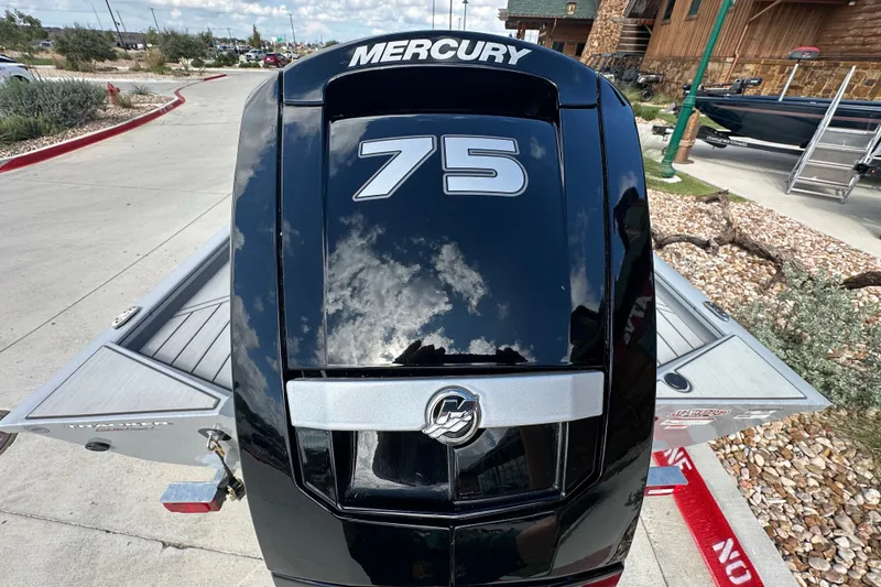 Slide: The Image of Mercury 75 outboard motor on 2027 Tracker Bass Tracker 175 CC boat. - 15