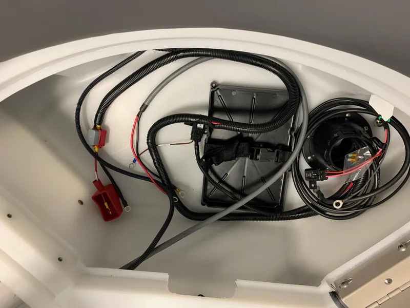 Slide: The Image of 2023 South Bay S224 RS boat wiring and electrical components. - 26
