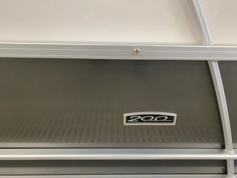 Slide: The Image of 2023 South Bay S224 RS pontoon boat side panel with 200 emblem - 36