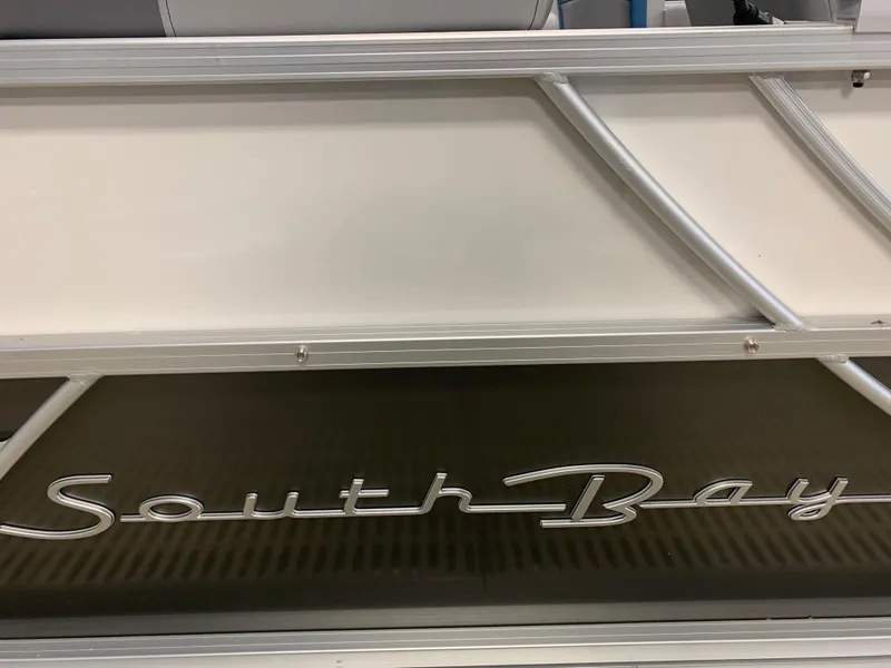 Slide: The Image of 2023 South Bay S224 RS boat logo and side view. - 38