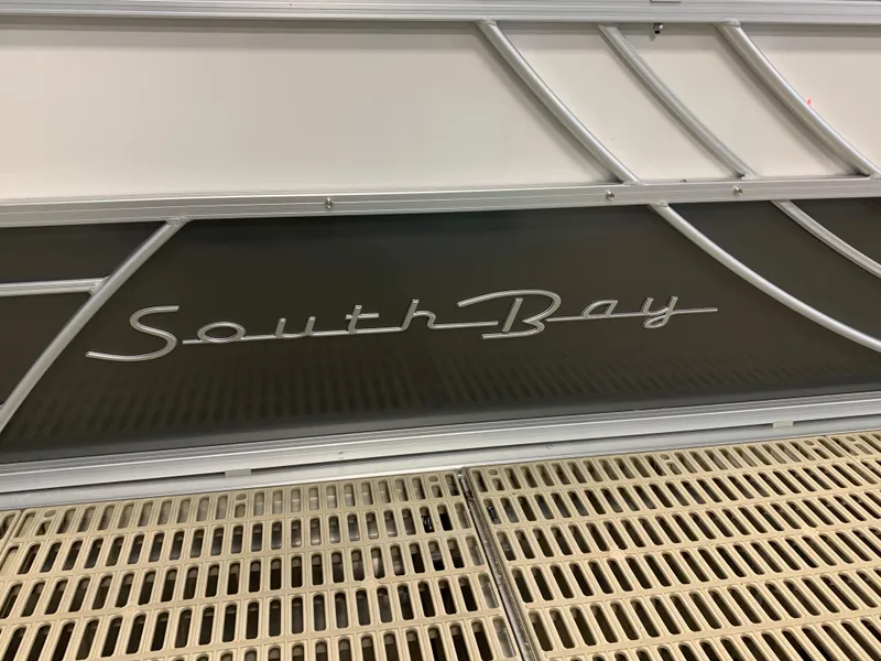Slide: The Image of 2023 South Bay S224 RS logo on boat exterior. - 5