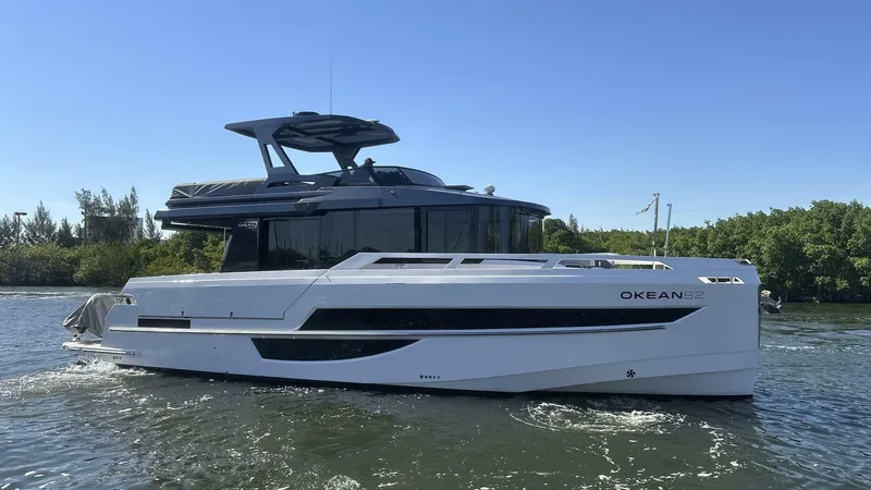 The Image of 2024 OKEAN 52 yacht cruising on a sunny day. - 1