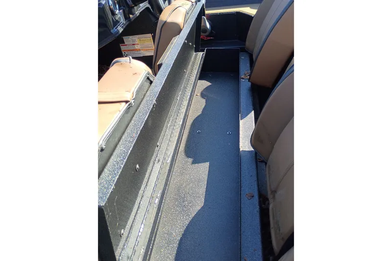 Slide: The Image of Interior view of 2026 EXPRESS BOAT EXPRESS H18C, showcasing seating and storage area. - 12