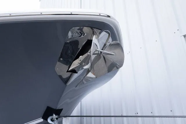 Slide: The Image of Close-up of the anchor on a 2027 Tidewater 232 CC Adventure. - 16