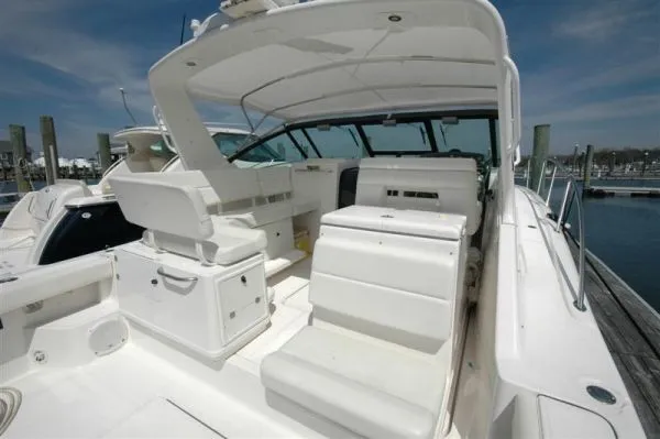 Slide: The Image of 2002 Tiara Yachts 3500 Open boat interior view - 3