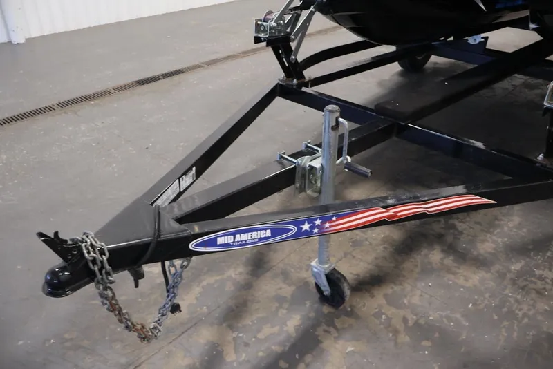Slide: The Image of Trailer for 2018 Sea-Doo RXT 230 with American flag decal. - 19