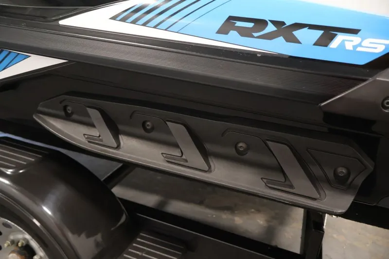Slide: The Image of 2018 Sea-Doo RXT 230 jet ski detail, featuring sleek design and bold graphics. - 17