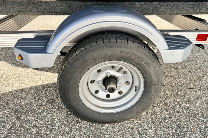 Slide: The Image of Trailer wheel and fender for 2024 Seadoo GTR-X 300 & WAKE 170 on asphalt. - 52