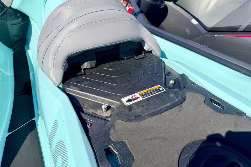 Slide: The Image of 2024 Seadoo GTR-X 300 & WAKE 170 seat detail, showcasing design and material. - 25
