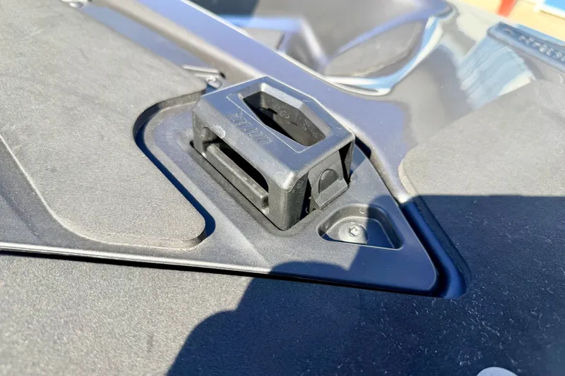 Slide: The Image of Close-up of 2024 Seadoo GTR-X 300 & WAKE 170 latch mechanism. - 34
