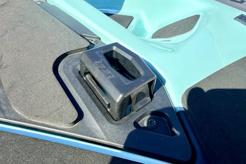Slide: The Image of 2024 Seadoo GTR-X 300 & WAKE 170, close-up of handle detail on aqua surface. - 27