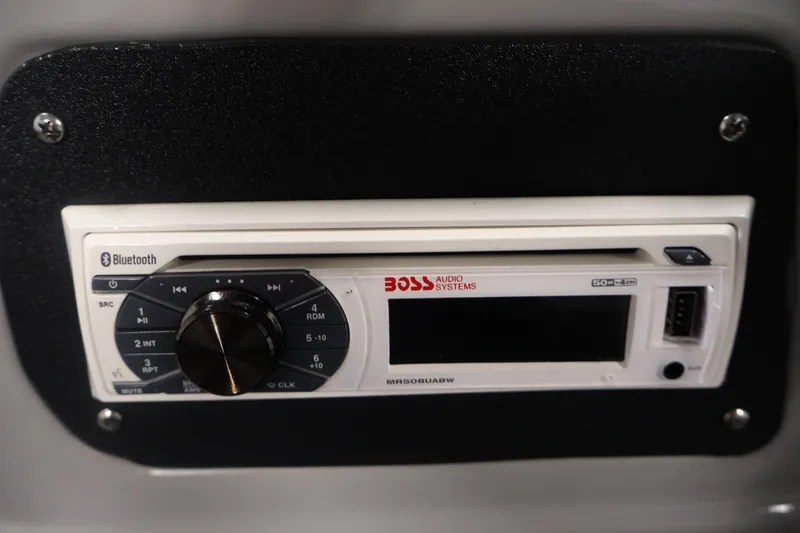 Slide: The Image of Boss Audio Systems stereo with Bluetooth in 2021 Lowe SS 210 CL boat. - 23