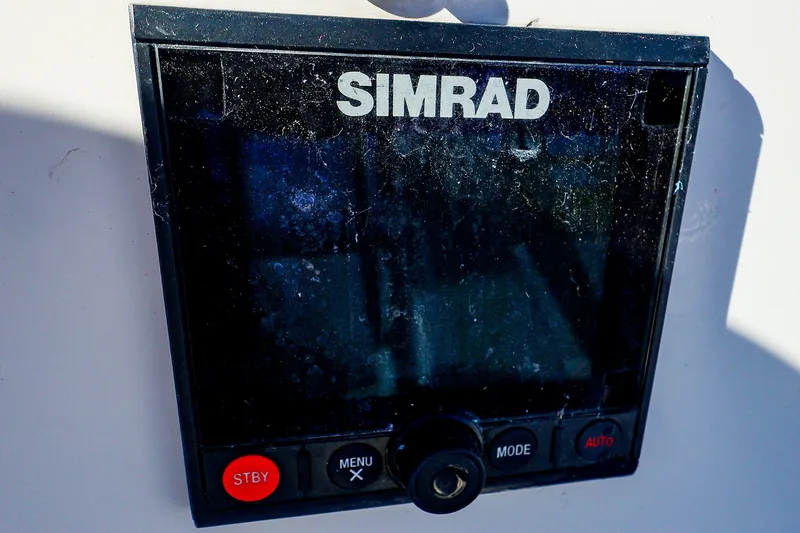 Slide: The Image of Simrad display on 2014 J Boats J/111 yacht, showing control buttons. - 15