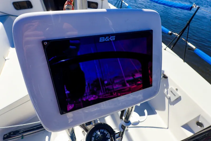 Slide: The Image of B&G navigation display on 2014 J Boats J/111 sailboat cockpit. - 17