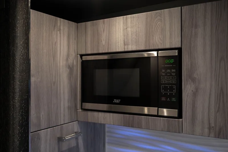 Slide: The Image of Built-in microwave in modern kitchen cabinetry, Formula 500 Super Sport Crossover 2025. - 43