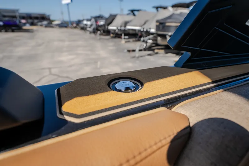 Slide: The Image of 2027 Tigé Ultré 25ZX boat interior detail with sleek design and modern features. - 5