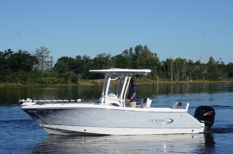 Slide: The Image of Robalo R230 Center Console 2021 - 2