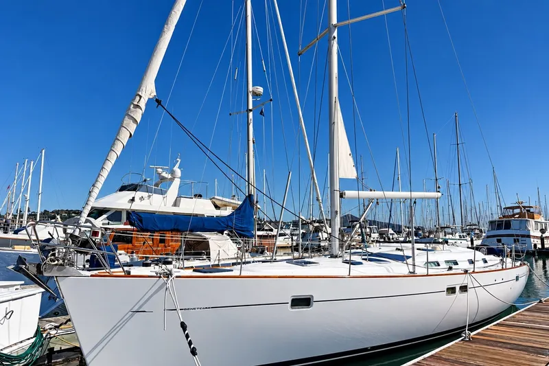 Slide: The Image of ALEXANDRA - 2005 Beneteau Oceanis 473 port side at the dock - 3
