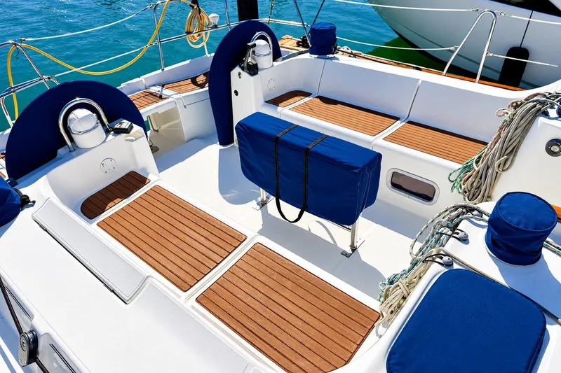 Slide: The Image of ALEXANDRA - 2005 Beneteau Oceanis 473 cockpit - 7