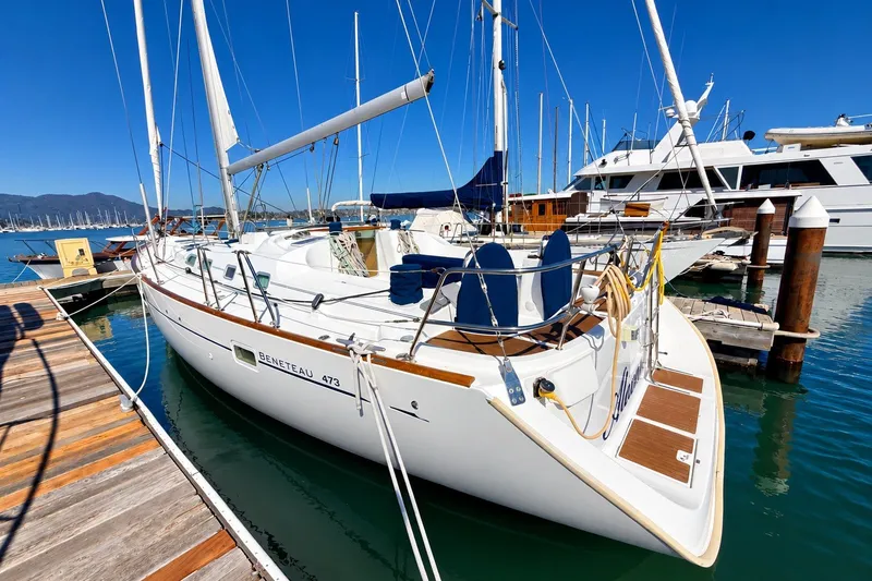 Slide: The Image of ALEXANDRA - 2005 Beneteau Oceanis 473 port stern - 5