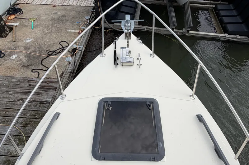 Slide: The Image of Bow view of 2017 Seaway Offshore boat by Eastern Boats Inc. at dock. - 4
