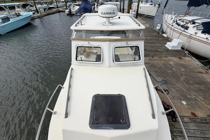 Slide: The Image of 2017 Seaway Offshore boat docked, featuring Garmin equipment, by Eastern Boats Inc. - 6