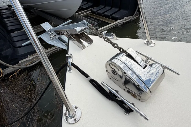 Slide: The Image of Chrome anchor winch on 2017 Seaway Offshore boat by Eastern Boats Inc. - 5