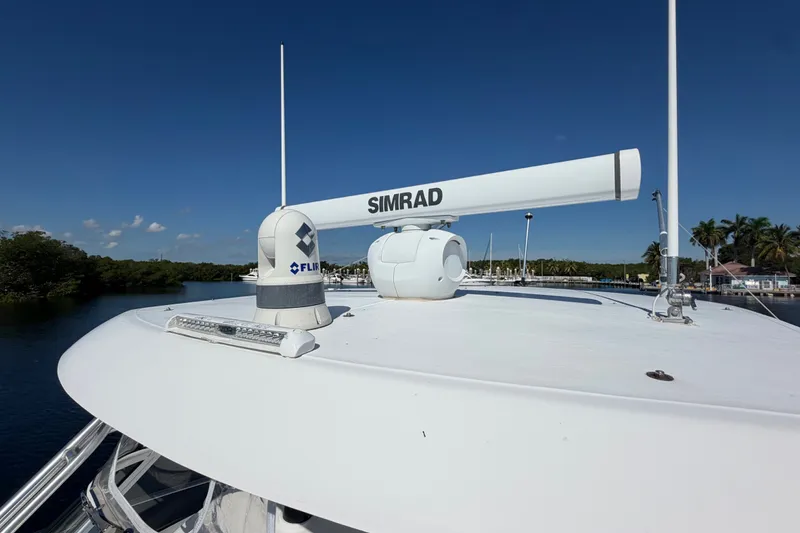 Slide: The Image of 2008 Pro-Line 32 Express boat with Simrad radar and FLIR system on deck. - 26