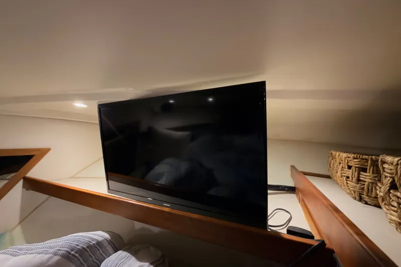Slide: The Image of Interior of 2003 Luhrs 36 Open boat with TV - 16