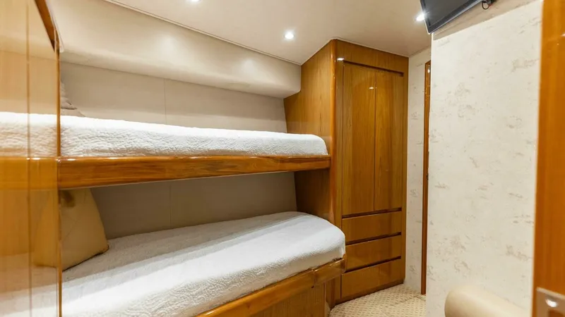 Slide: The Image of 2013 Viking 76 Convertible- REEL FIRE- Starboard Stateroom - 46